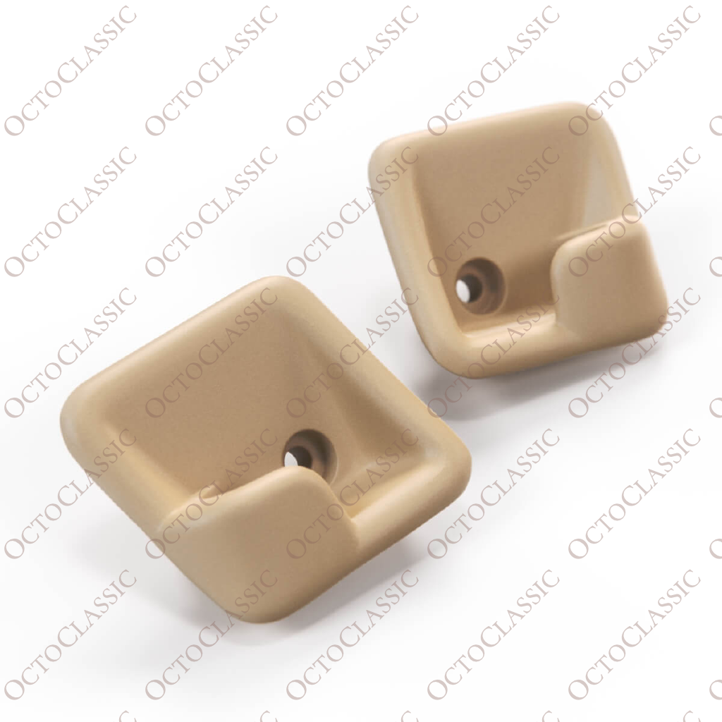 BMW E34 Rear Window Sun Shade Hook Set Of 2 All Colors 51461946551 / 51461946552