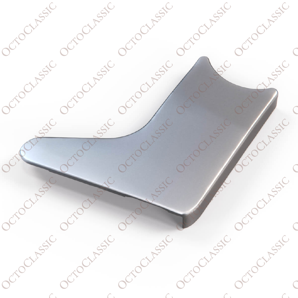 Mercedes W107 Front Seat Side Cover Trim Left Or Right Chrome A1079131328 / A1079131428