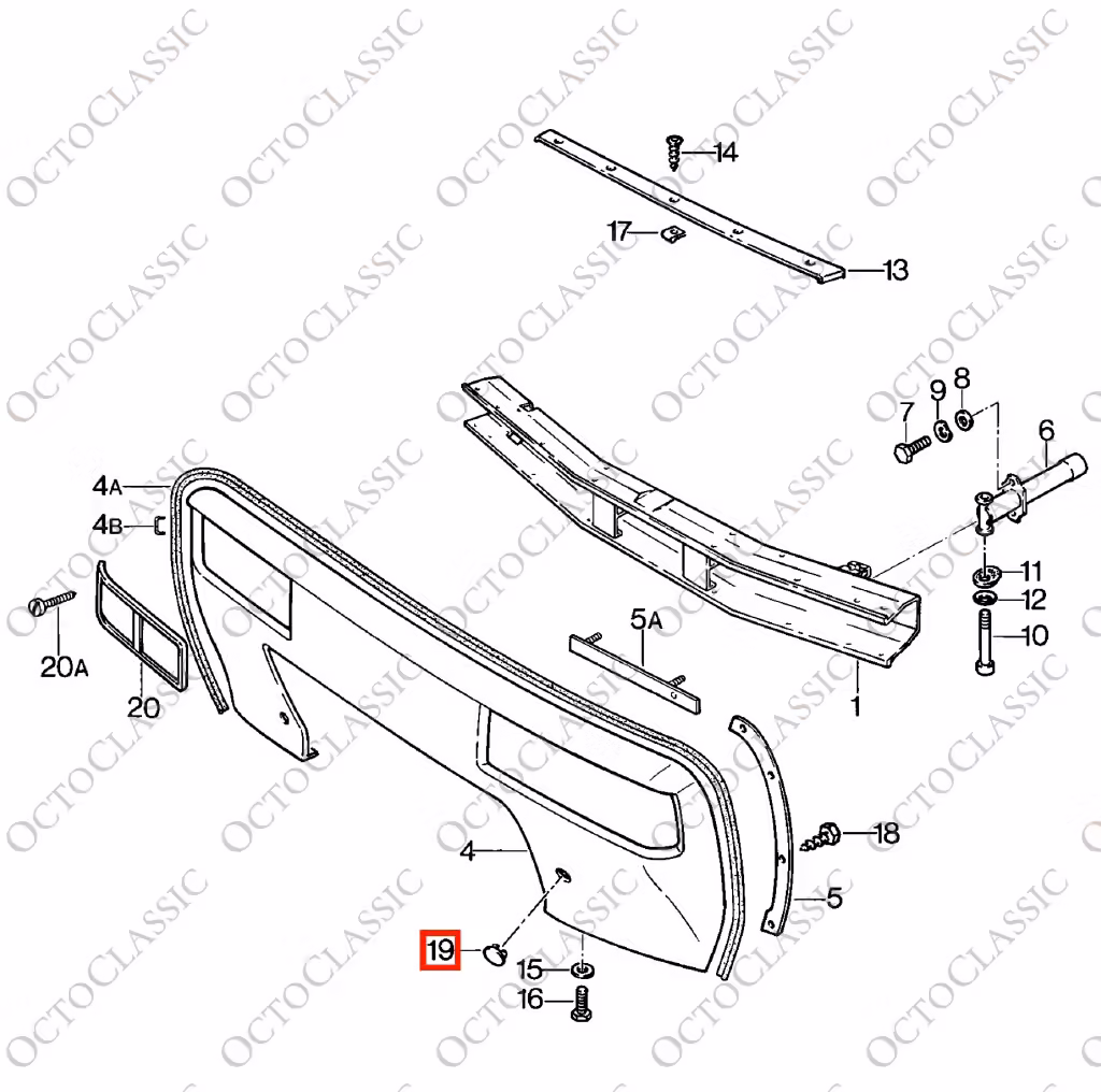 Porsche 928 Cache pare-chocs avant Set de 2 Noirs ou apprêtés 92850513102