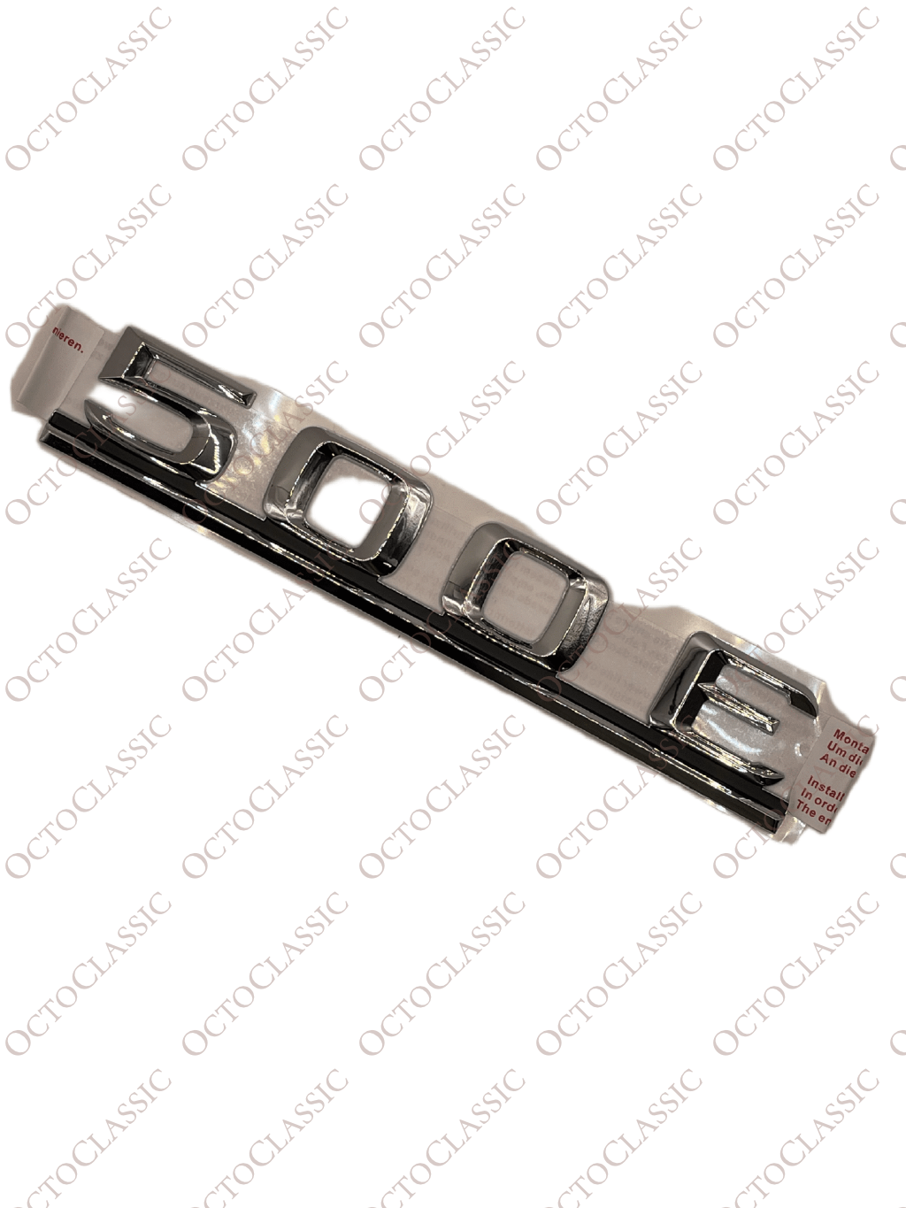 Mercedes W124 Emblem 500E Chrome A1248173715