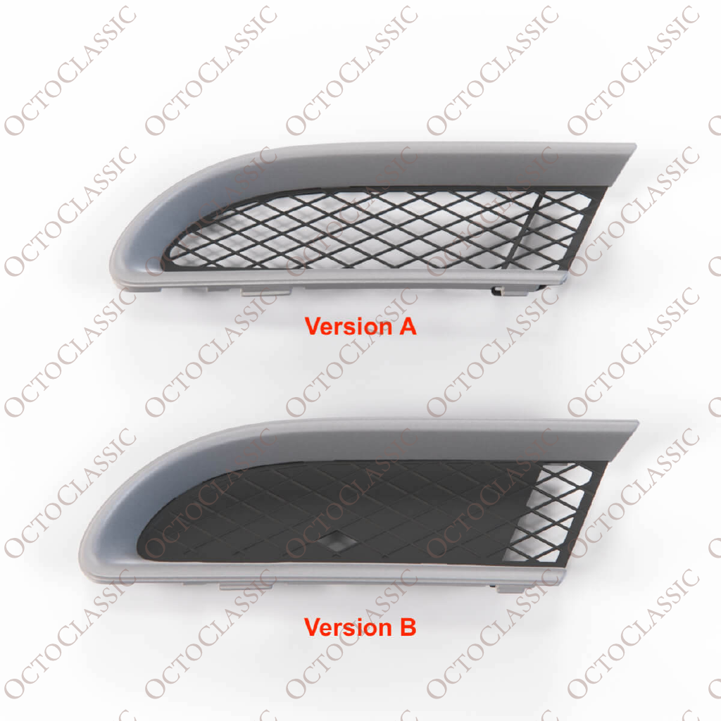Mercedes SLK R170 Front Bumper Grille Trim Left Or Right Primed (2 Versions) A1708850965 + A1708850123 / A1708851065 + A1708850223