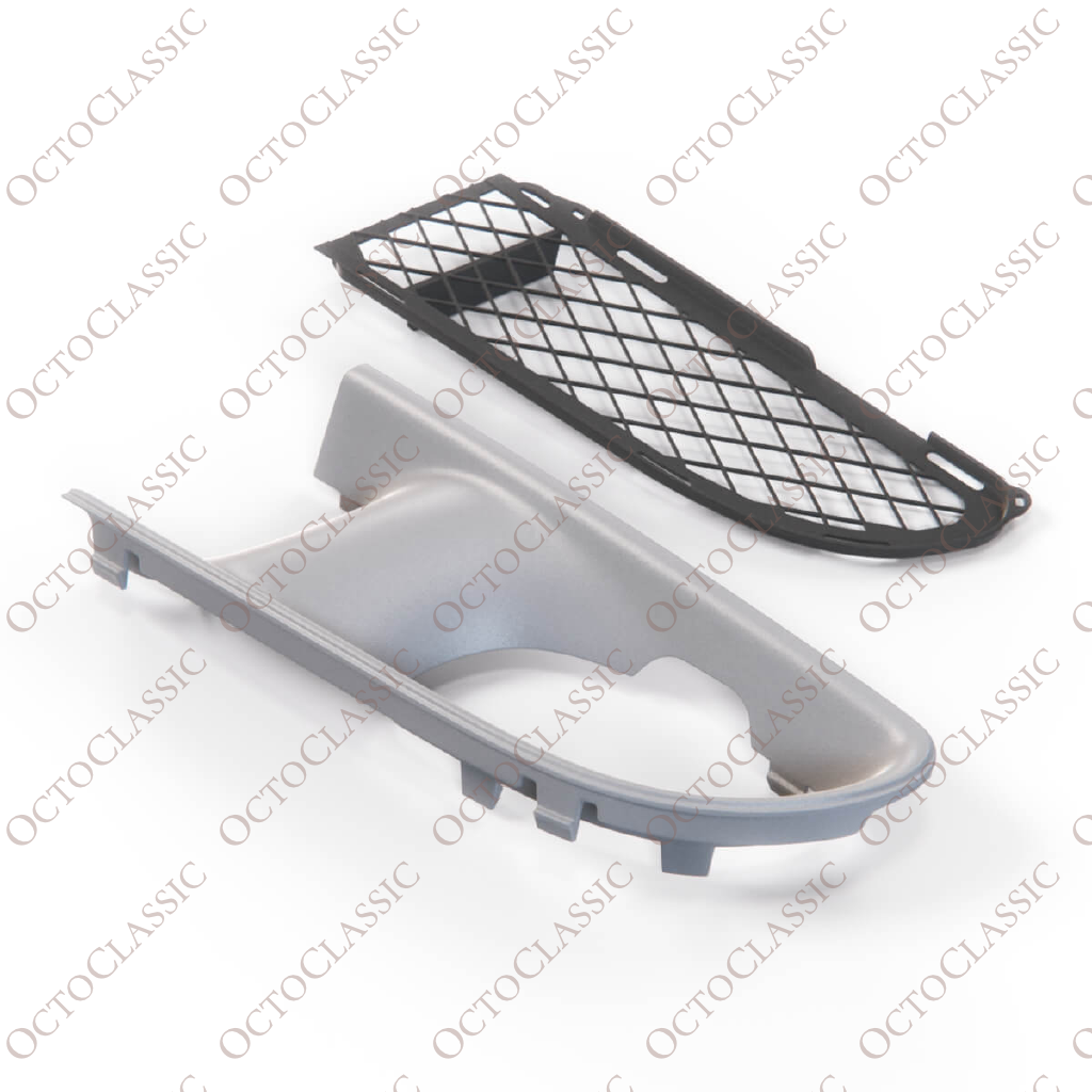 Mercedes SLK R170 AMG Front Bumper Grille Trim Left Or Right Primed (2 Versions) A1708851165 + A1708850123 / A1708851265 + A1708850223 Mercedes SLK R170 AMG Front Bumper Grille Trim Left Or Right Primed (2 Versions) A1708851165 + A1708850123 / A1708851265 + A1708850223
