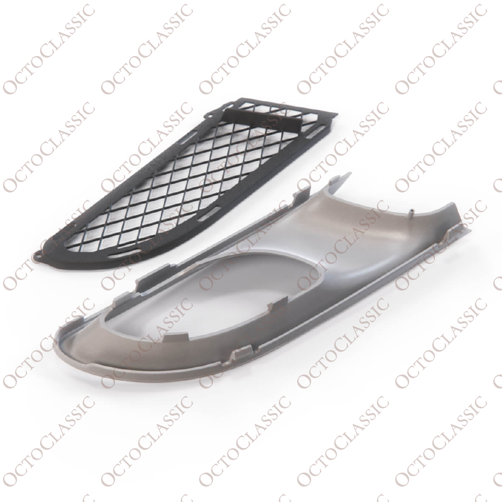 Mercedes SLK R170 AMG Front Bumper Grille Trim Left Or Right Primed (2 Versions) A1708851165 + A1708850123 / A1708851265 + A1708850223 Mercedes SLK R170 AMG Front Bumper Grille Trim Left Or Right Primed (2 Versions) A1708851165 + A1708850123 / A1708851265 + A1708850223