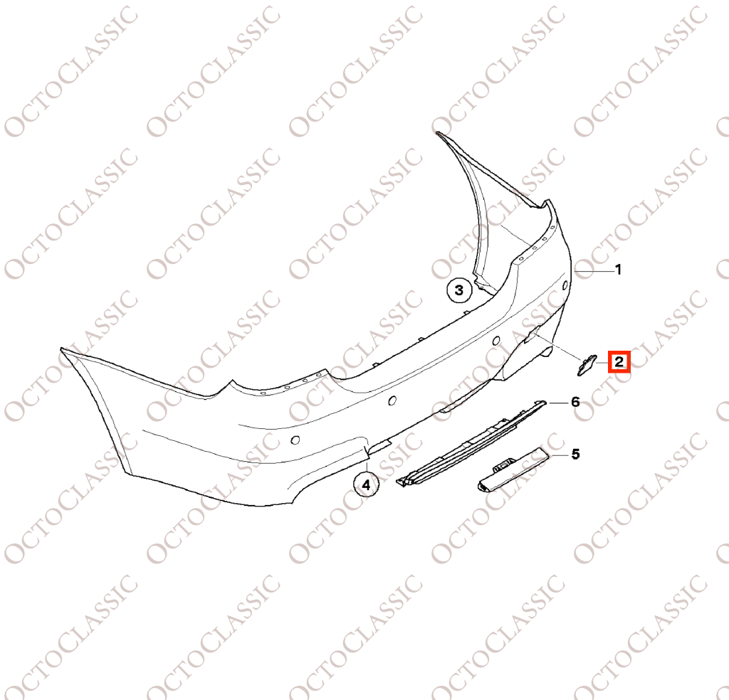 BMW M5 E60 Rear Bumper Tow Hook Cover Cap Primed 51127895748 / 51127898121 BMW M5 E60 Rear Bumper Tow Hook Cover Cap Primed 51127895748 / 51127898121