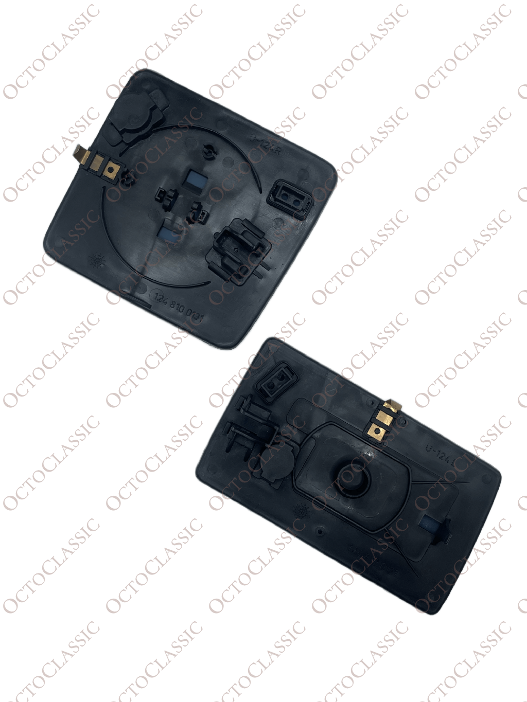 Mercedes W124 Exterior Mirror Glass Base Left Or Right A1248101921 / A1248102021 Mercedes W124 Exterior Mirror Glass Base Left Or Right A1248101921 / A1248102021