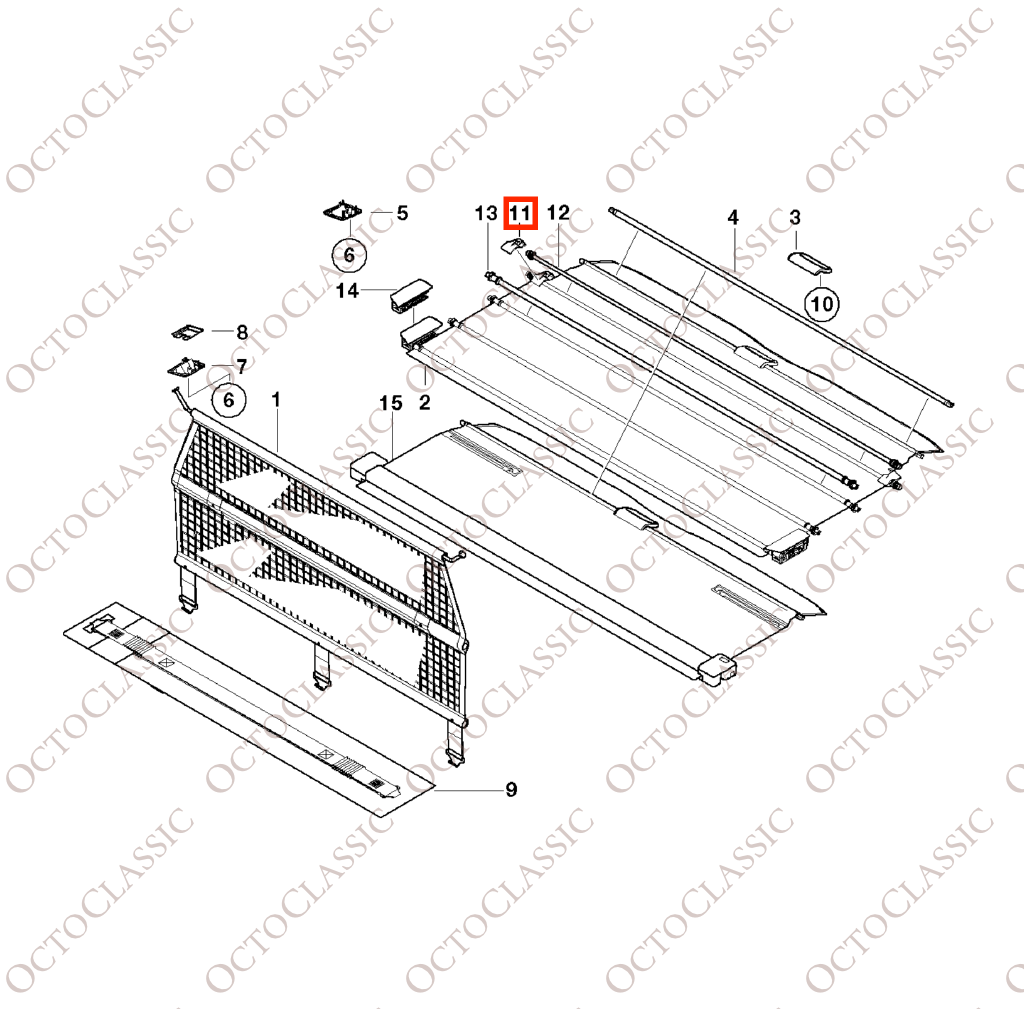 BMW X5 E53 Luggage Cover Side Bracket Left Or Right Black 51477032581 / 51477032582 BMW X5 E53 Luggage Cover Side Bracket Left Or Right Black 51477032581 / 51477032582