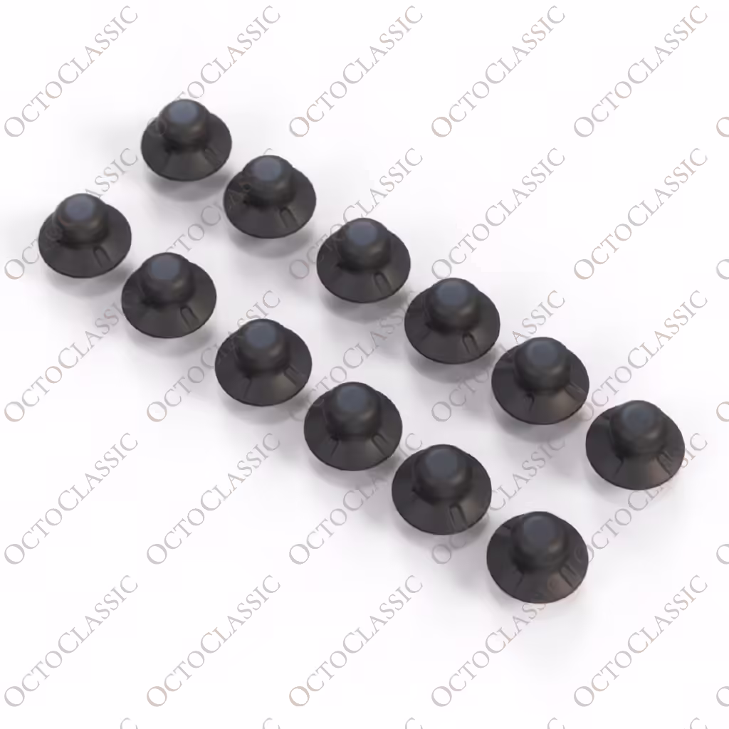 Opel / Vauxhall Astra F Cabrio Verdeckkastendeckel Befestigungsmutter 12er Set Schwarz 90511677