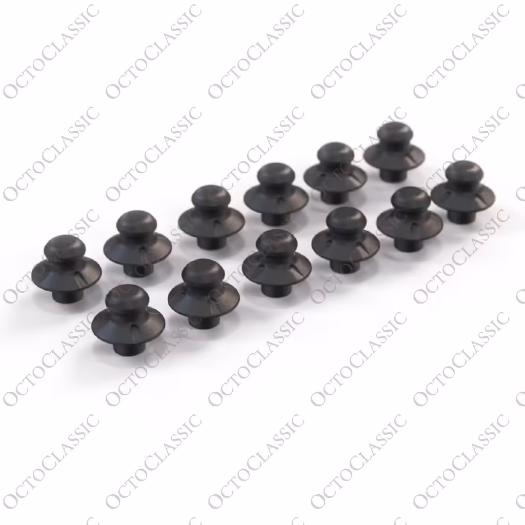 Opel / Vauxhall Astra F Cabrio Verdeckkastendeckel Befestigungsmutter 12er Set Schwarz 90511677