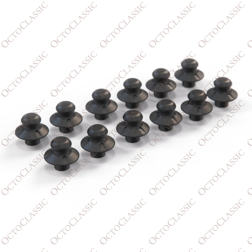 Opel / Vauxhall Astra F Convertible Torneau Cover Fixing Nut Set Of 12 Black 90511677