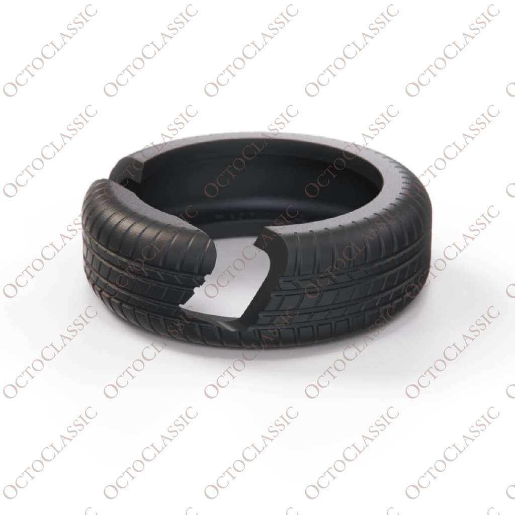 Tire Phone Stand Holder Black