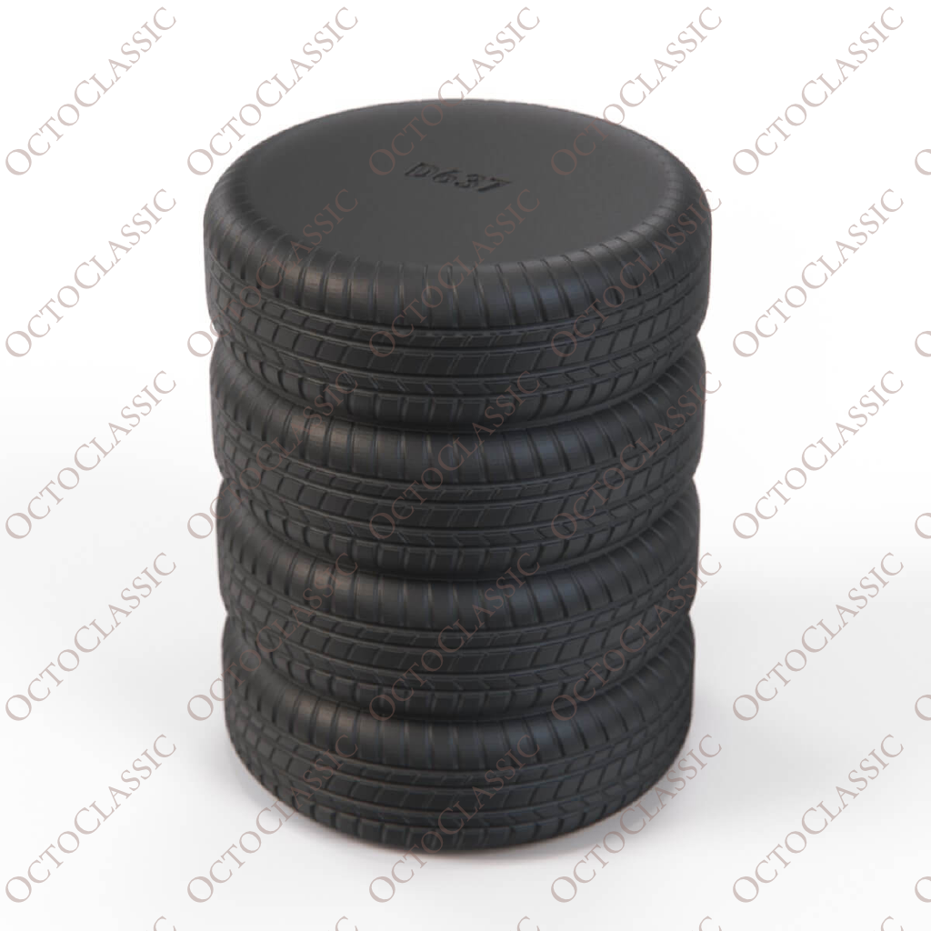 Tire Stack Pen Holder Desk Organizer Black Tire Stack Pen Holder Desk Organizer Black
