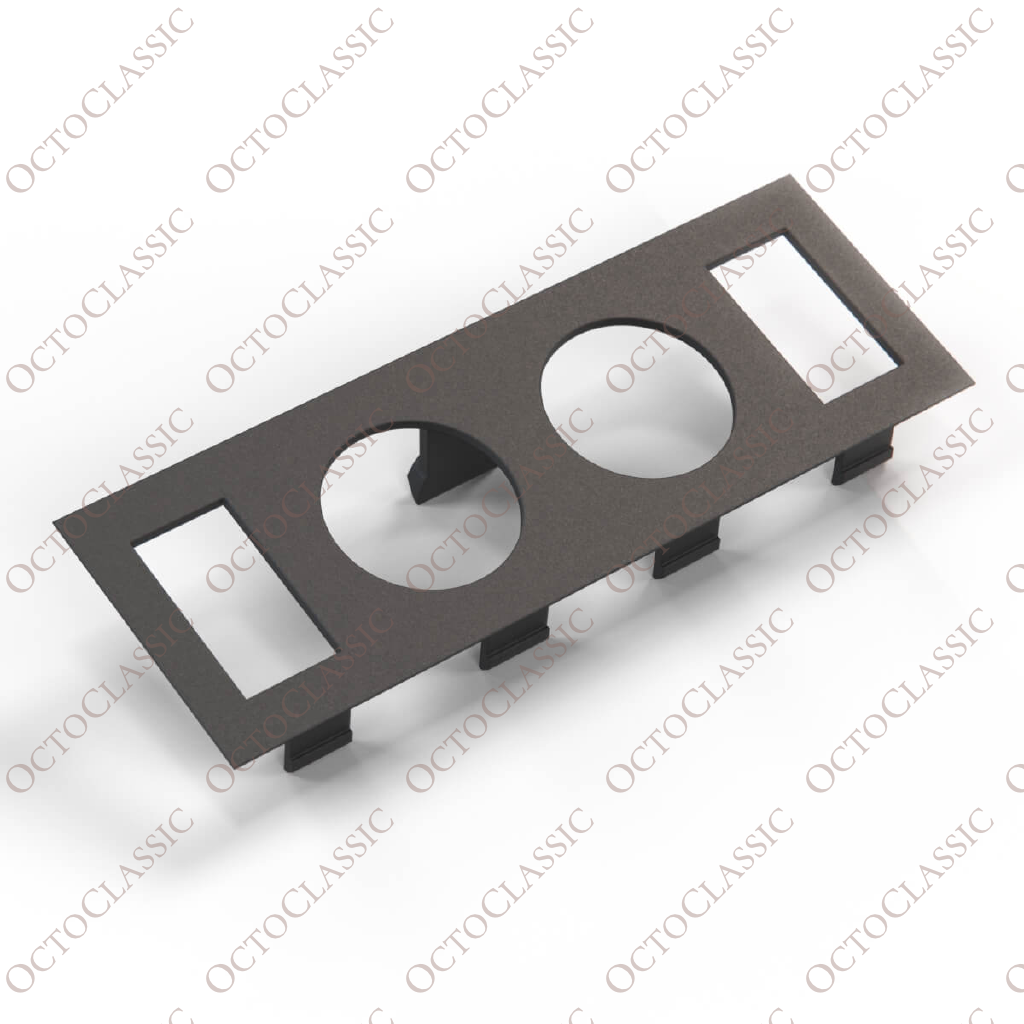 BMW E36 Air Ride System Double Gauge And Switch Cluster Pod Black