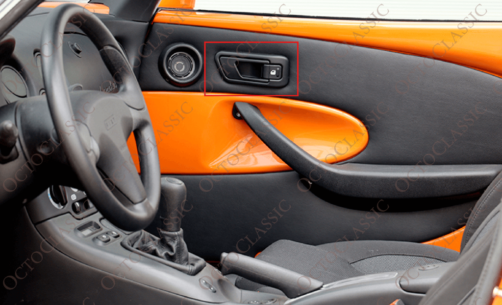 Fiat Barchetta Handle Trim Left Or Right Black Fiat Barchetta Handle Trim Left Or Right Black