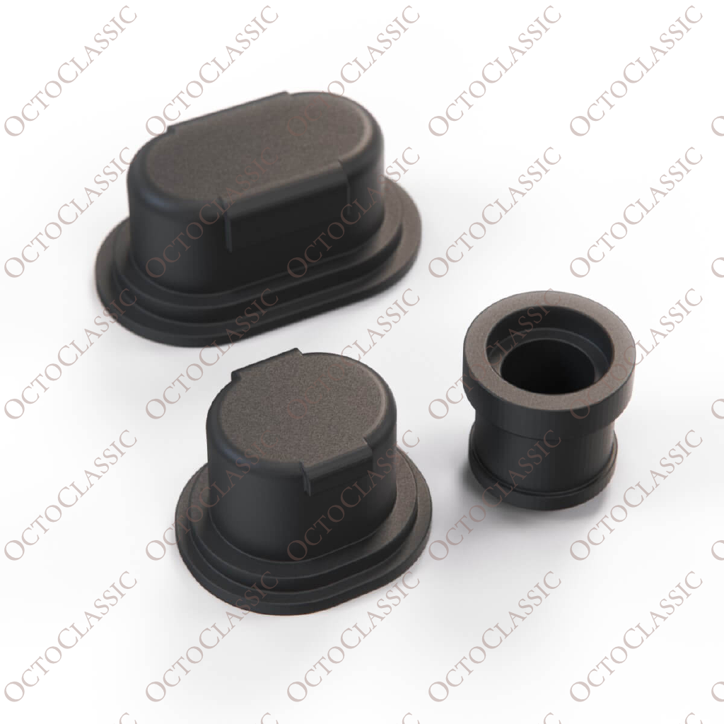 VW Bearing Bush Complete Set Of 3 Black 811711597 / 823711593B / 823711594B