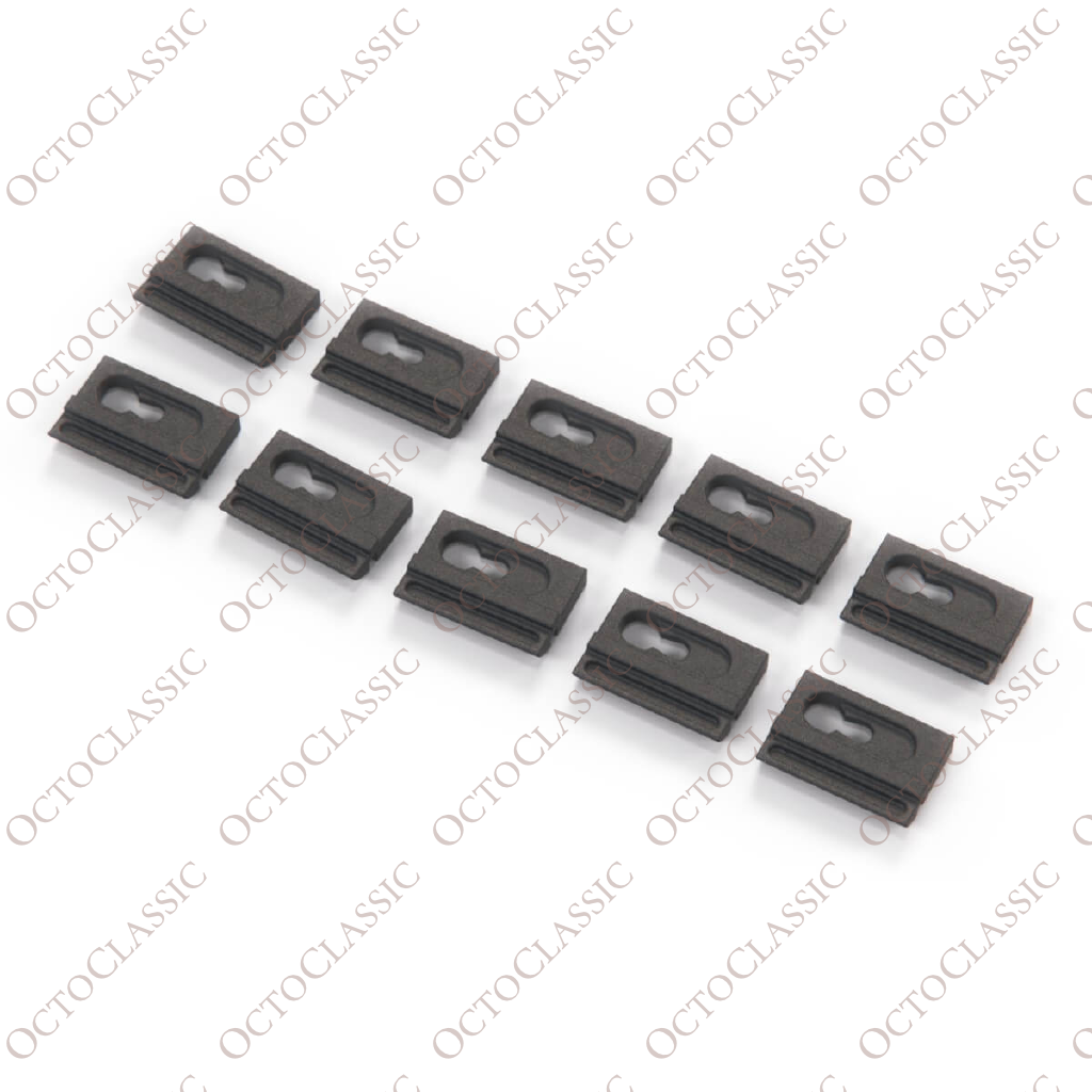 Fiat 124 Sport Coupe Front And Rear Windshield Trim Clip Set Of 10 Black 4164595
