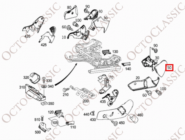 Mercedes CLK W209 Seat Cover Left Or Right A20991823300 A2099180530 / A2099182430 A2099180630 Mercedes CLK W209 Seat Cover Left Or Right A20991823300 A2099180530 / A2099182430 A2099180630