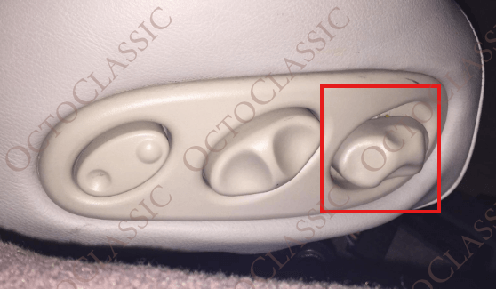 Jaguar XK8 / XKR Front Seat Switch Knob Set Of 2 Jaguar XK8 / XKR Front Seat Switch Knob Set Of 2