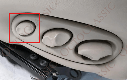 Jaguar XK8 / XKR Front Seat Switch Knob Set Of 2 Jaguar XK8 / XKR Front Seat Switch Knob Set Of 2