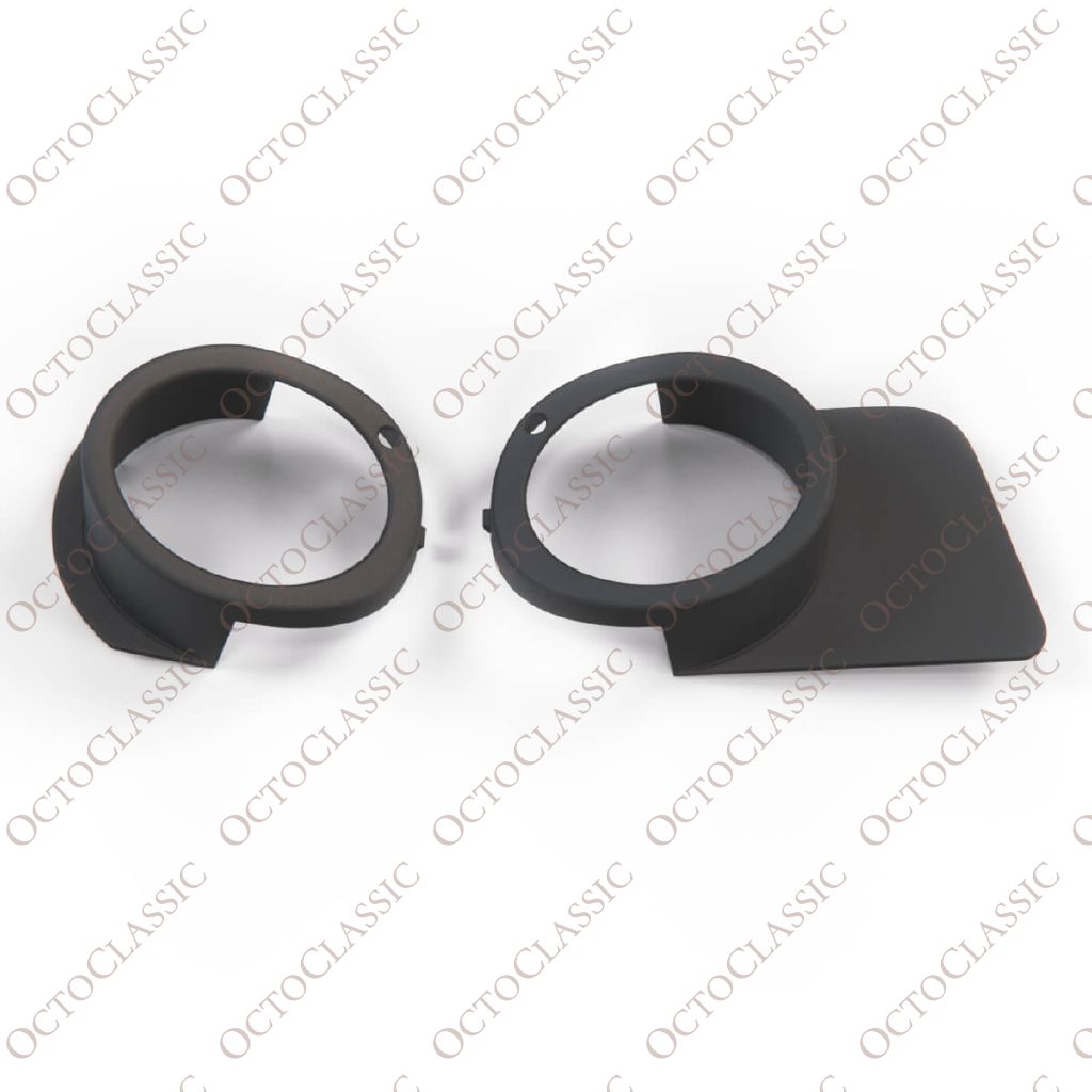 BMW M5 E39 Front Bumper Fog Light Cover Left Or Right Black 51117891421 / 51112496284