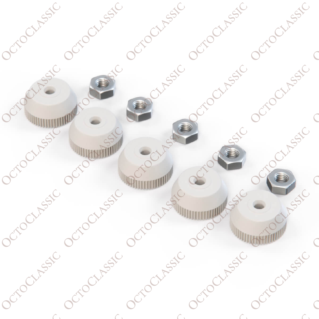 Mercedes W123 Headlight Bezel Plastic Nut Set Of 5 White 1089900057