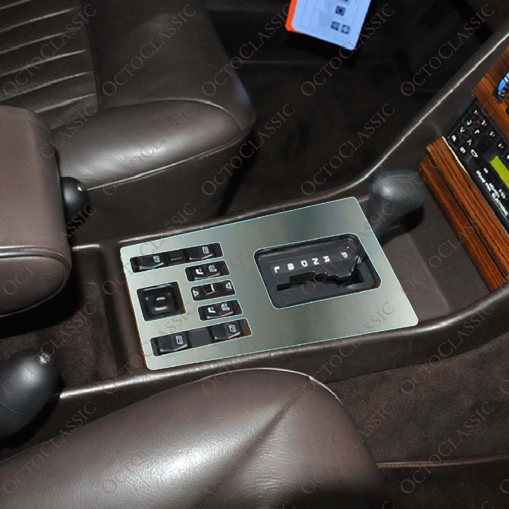 Mercedes W126 C126 SEC Center Console 8 Versions – PPF Paint Protection Film Precut / A1266803409
