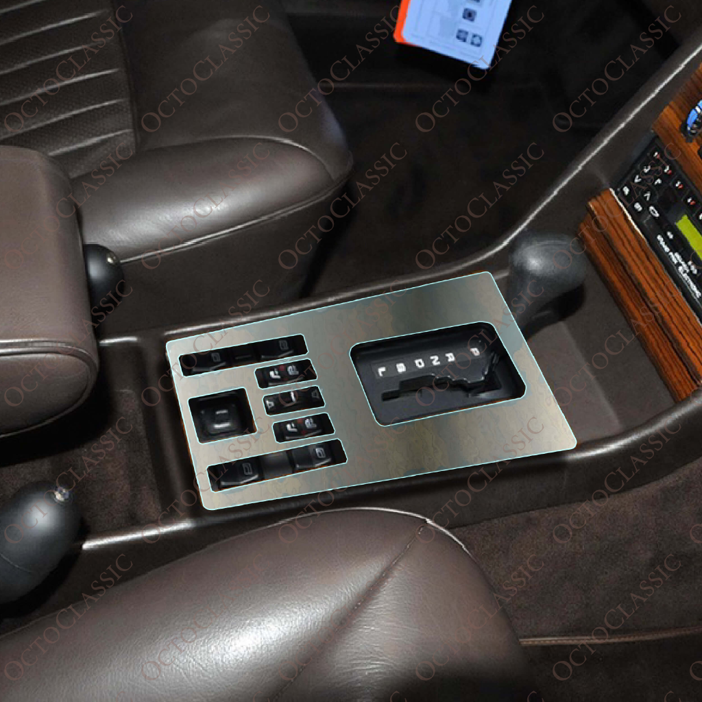 Mercedes W126 C126 SEC Center Console 8 Versions – PPF Paint Protection Film Precut / A1266803409