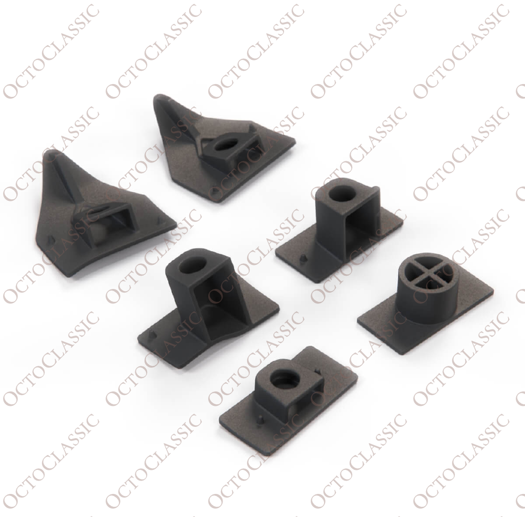 BMW E36 Compact Repair Kit Clips For Side Panels Rear Left Or Right Black Set Of 6