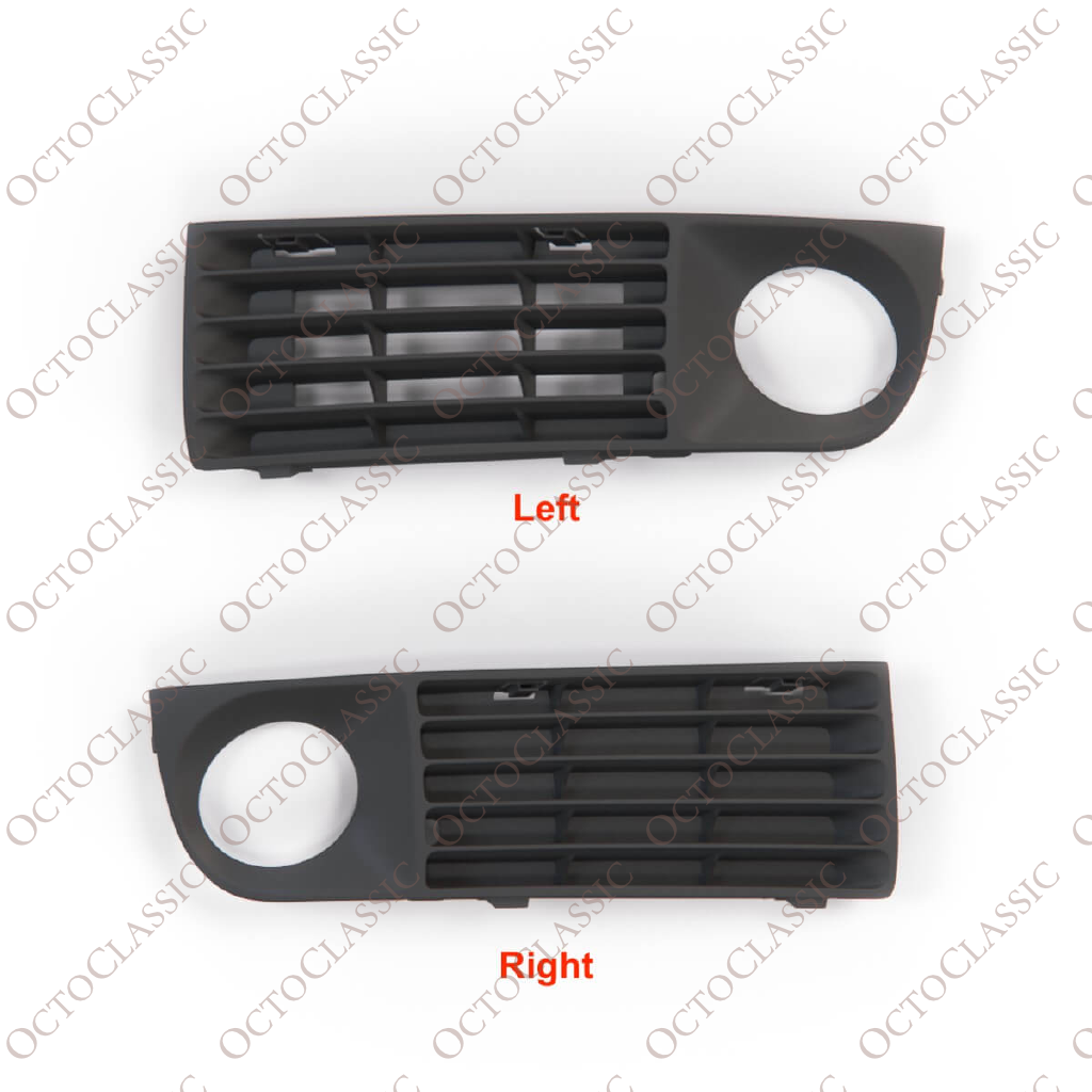 Audi A8 D2 Facelift Front Bumper Fog Light Cover Grille Left Or Right Black 4D0853635A / 4D0853636A