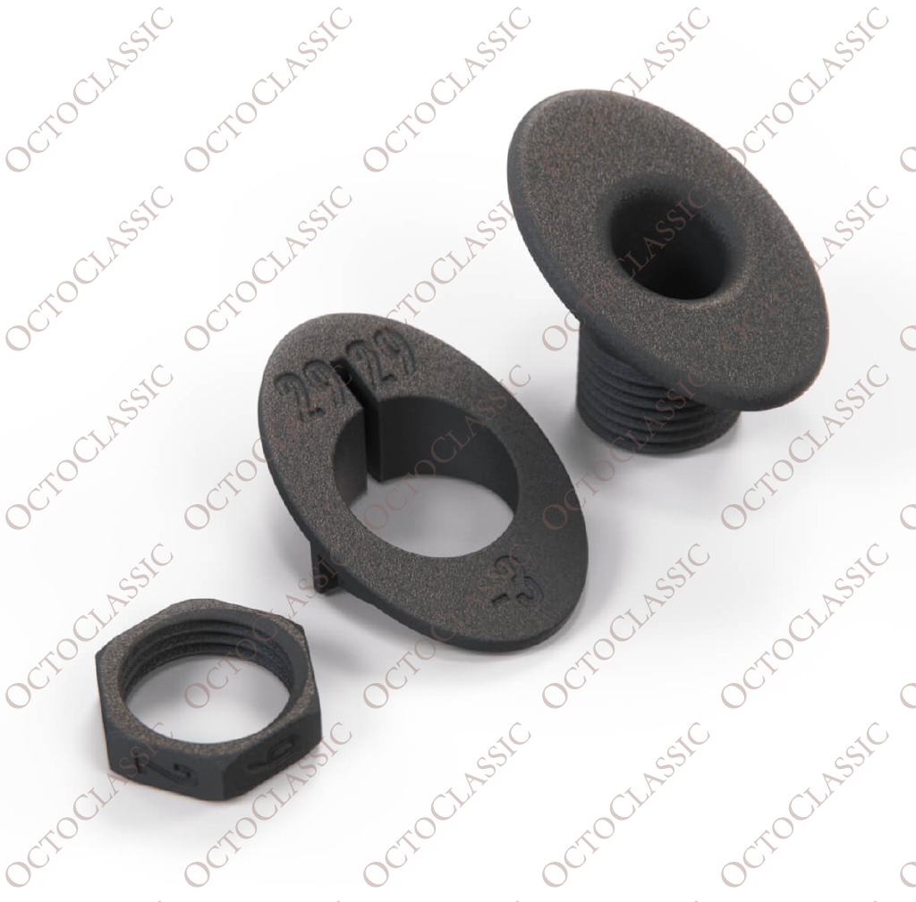 Mini Cooper R52 Convertible Windschott Bracket Full Set Black 51436960173 + 51437131111