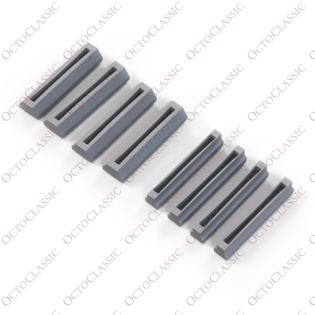 Mercedes SL SLC R107 Complete 1 Set Of Seat Rail Plastic Sliding Jaw A1079190424 A1079190324