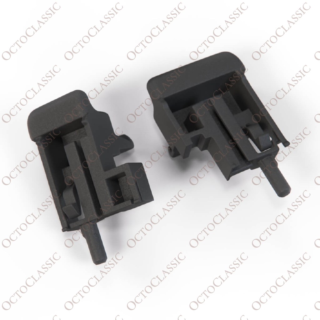 Mercedes W208 Center Console Cover Armrest Latch Black Set Of 2 Mercedes W208 Center Console Cover Armrest Latch Black Set Of 2