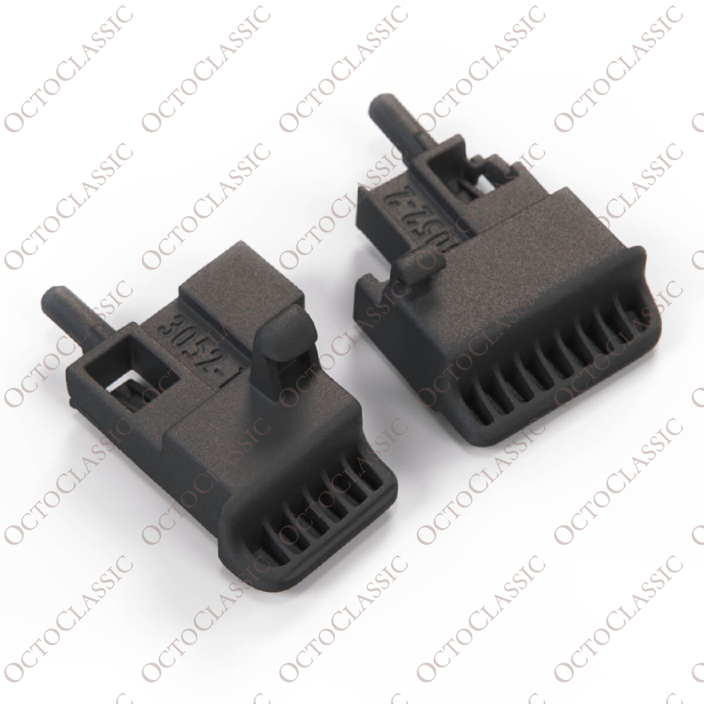 Mercedes W208 Center Console Cover Armrest Latch Black Set Of 2