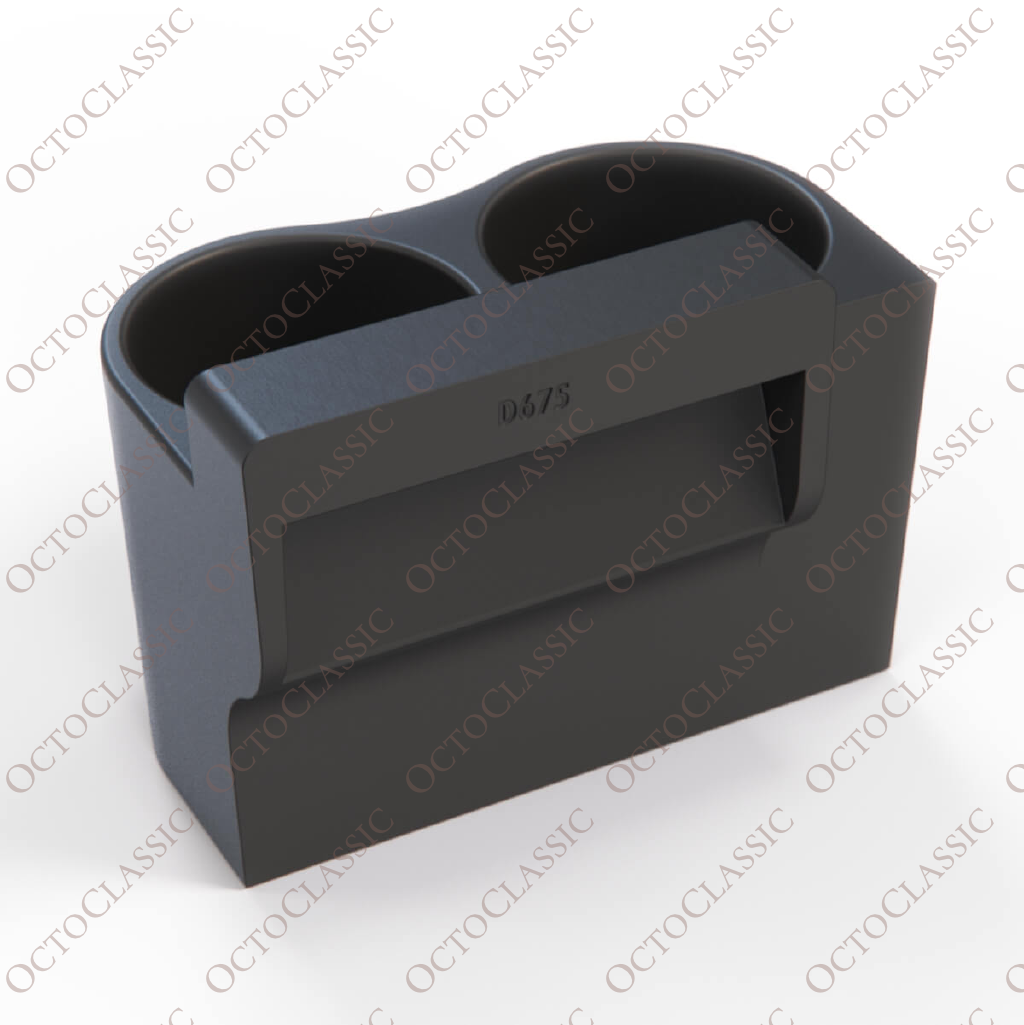 Toyota Land Cruiser 70 Series Ashtray Double Cup Holder Black Toyota Land Cruiser 70 Series Ashtray Double Cup Holder Black