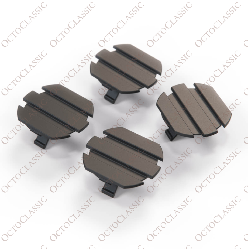 BMW E34 / E36 / E38 / E39 / E46 / E60 Valve Cover Trim Caps Set Of 4 Black 11121726089