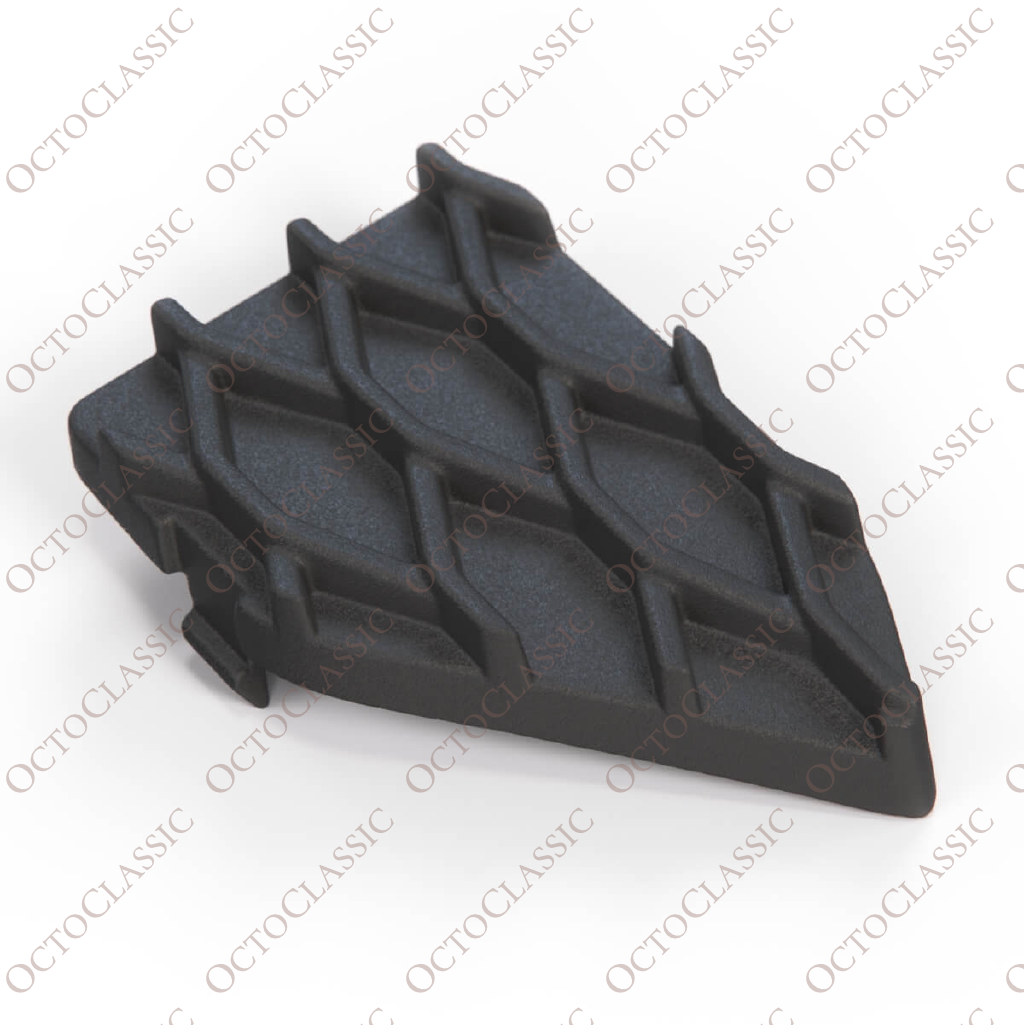 Maserati Levante GTS Trofeo Front Bumper Hook Cover Black 670137948 Maserati Levante GTS Trofeo Front Bumper Hook Cover Black 670137948