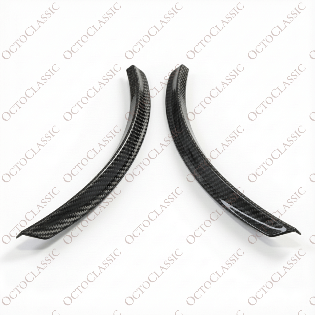 Mercedes SLK 200 / 230 R170 Fibra de Carbono Extensión Parachoques Trasero Ancho Trim A1708800305 / A1708800405
