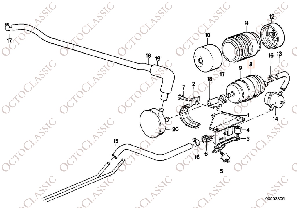 BMW / Porsche / VW 3-Bar Electric Fuel Pump 16121115862 BMW / Porsche / VW 3-Bar Electric Fuel Pump 16121115862