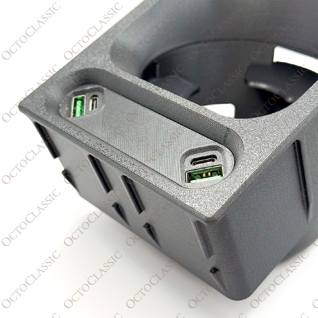 Mercedes R129 SL Custom Cup Holder With USB Phone Charger – Replacement For Center Console Storage Box Mercedes R129 SL Custom Cup Holder With USB Phone Charger – Replacement For Center Console Storage Box