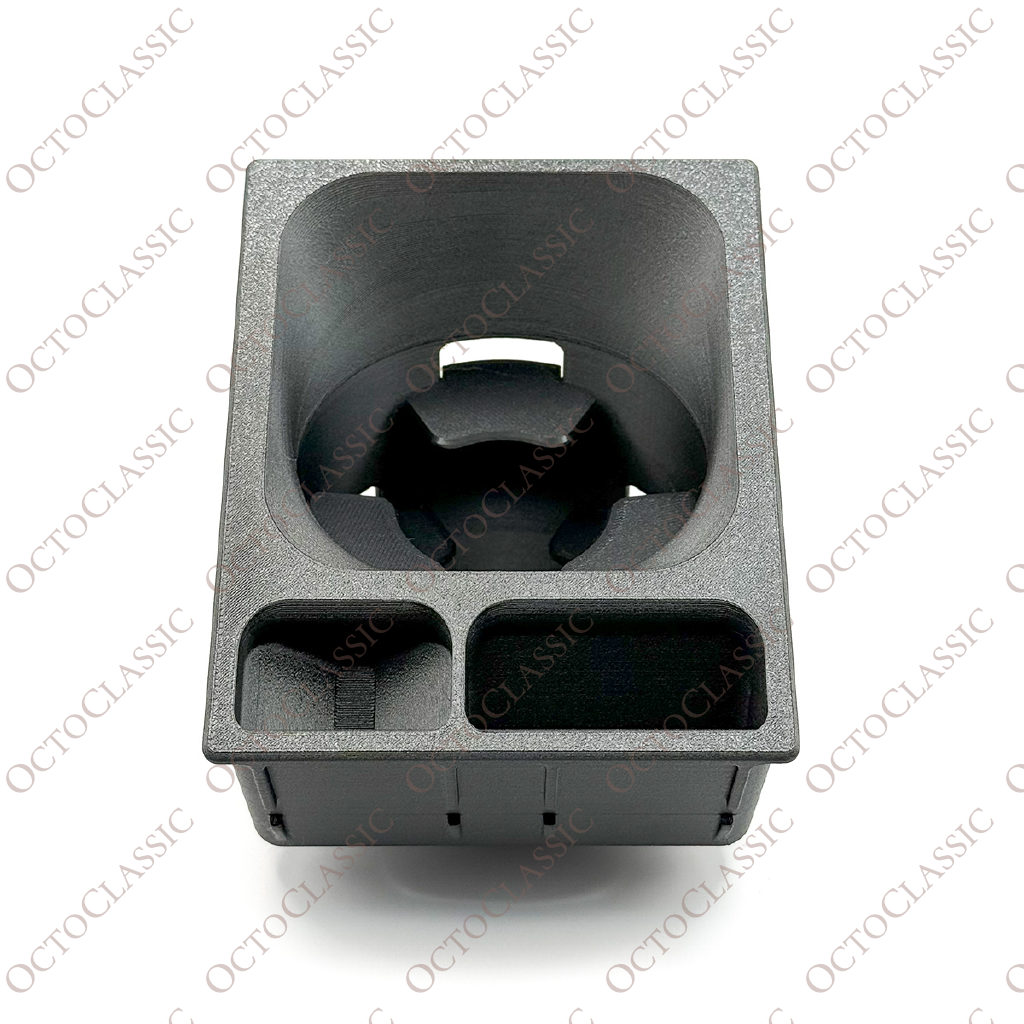 Mercedes R129 SL Custom Cup Holder With Containers – Replacement for Center Console Storage Box Mercedes R129 SL Custom Cup Holder With Containers – Replacement for Center Console Storage Box