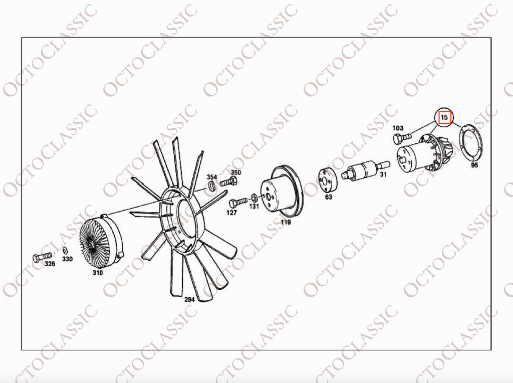 Mercedes R107 / W108 / W109 / W111 / W113 / W114 / W115 / W123 Water Pump A1102001720 / A1102000120 / A1102000920 / A1152000020 / A1212000920 Mercedes R107 / W108 / W109 / W111 / W113 / W114 / W115 / W123 Water Pump A1102001720 / A1102000120 / A1102000920 / A1152000020 / A1212000920