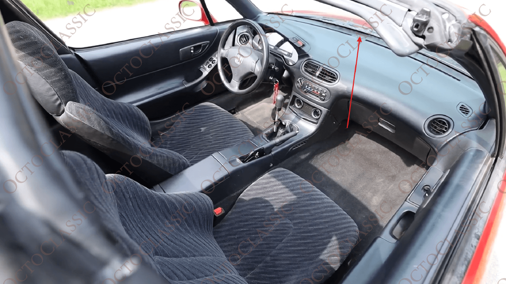 Honda Del Sol Dash Center Bolt Cap Black Honda Del Sol Dash Center Bolt Cap Black