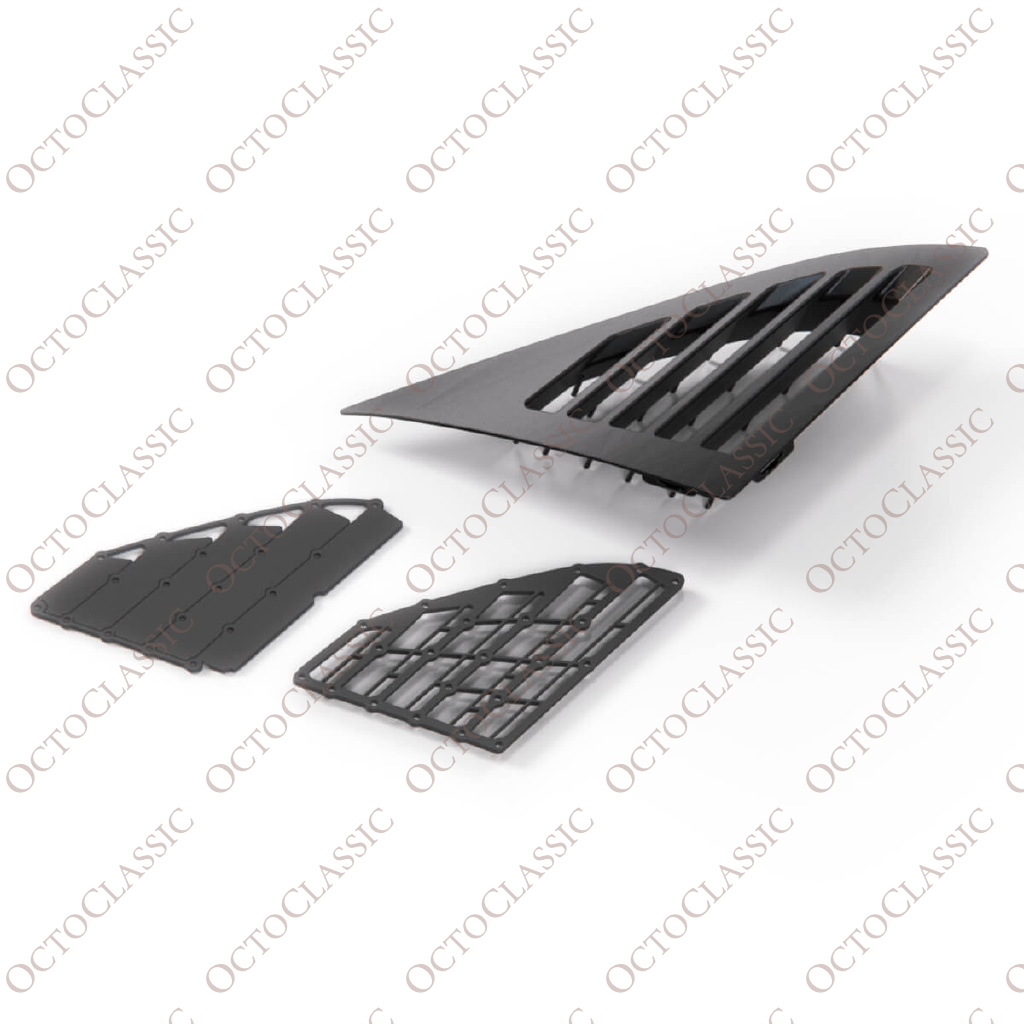Toyota MR2 SW20 Small Rear Window Vent Trim Left Or Right Black 62906-17020 / 62905-17020