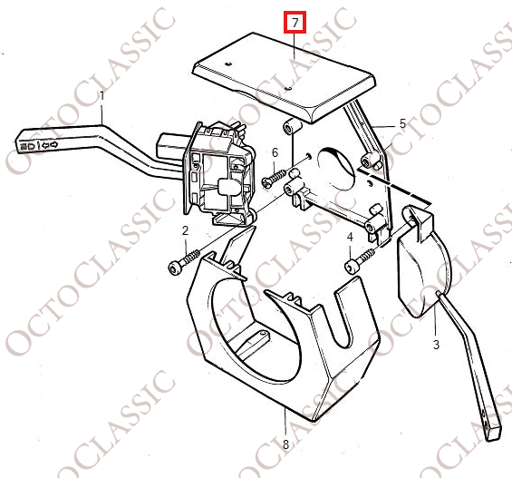 Volvo 740 Steering Wheel Cover Trim Panel 1272640 Volvo 740 Steering Wheel Cover Trim Panel 1272640