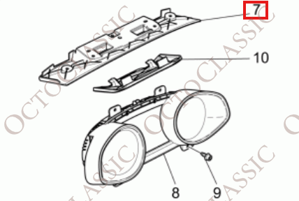 Maserati Quattroporte Instrument Cluster Headlight Underlid Cover Trim Black 670005030 Maserati Quattroporte Instrument Cluster Headlight Underlid Cover Trim Black 670005030