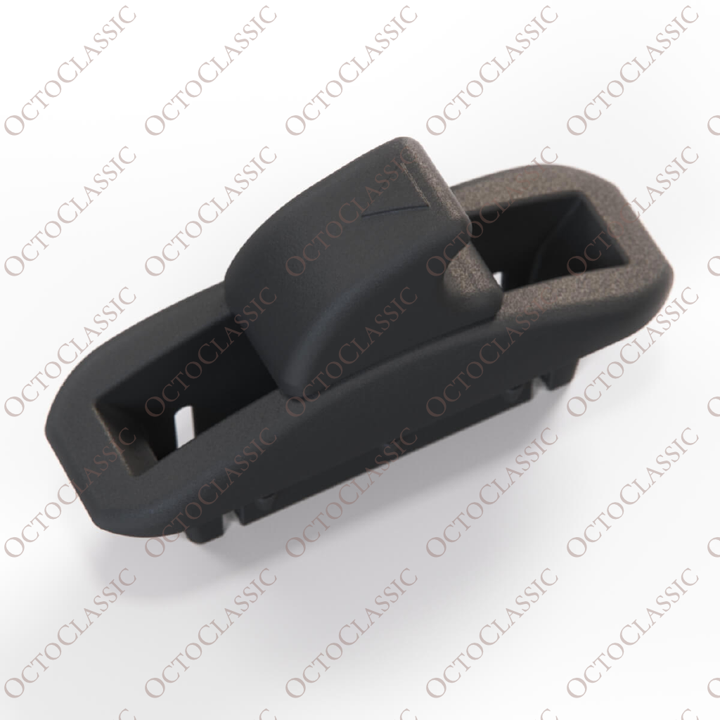 Ford Escort MK3 / Orion MK1 / Fiesta MK1 / MK2 Front Seat Back Locking Mechanism Knob And Bezel Set Of 2 Black 158380480BB T62672 AA / 658116880BB T62762 AB