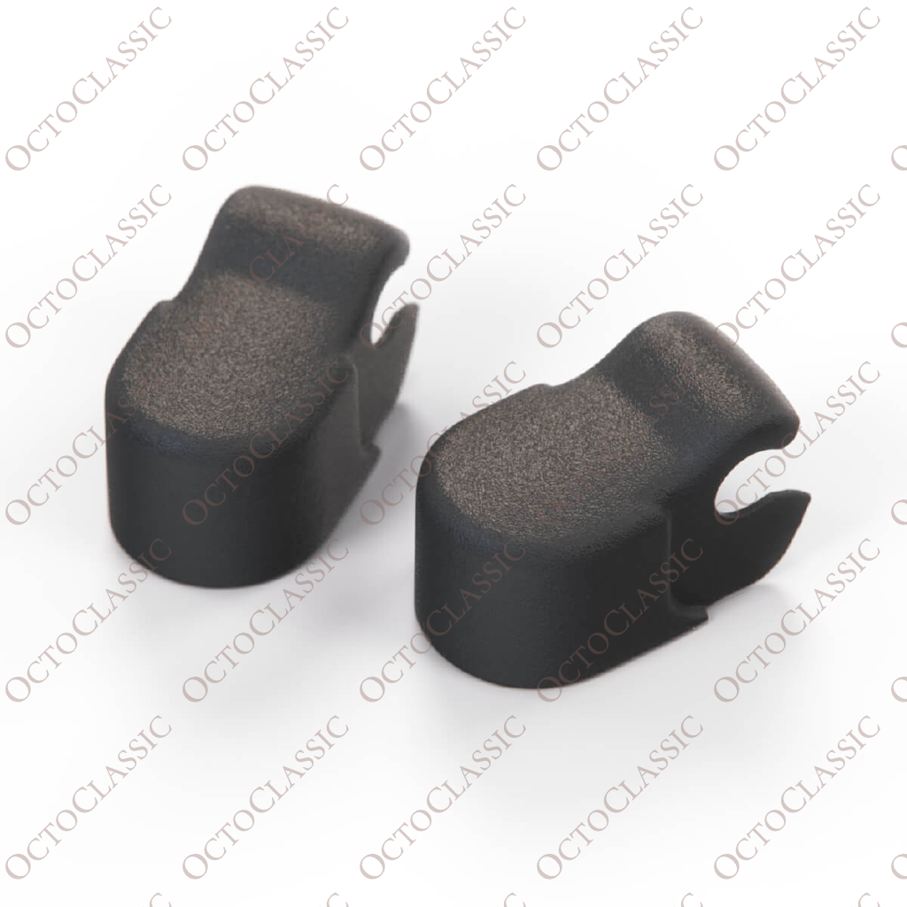 Saab 9000 Headlight Wiper Arm Cover Left And Right Set Of 2 Black 9082553 9082561