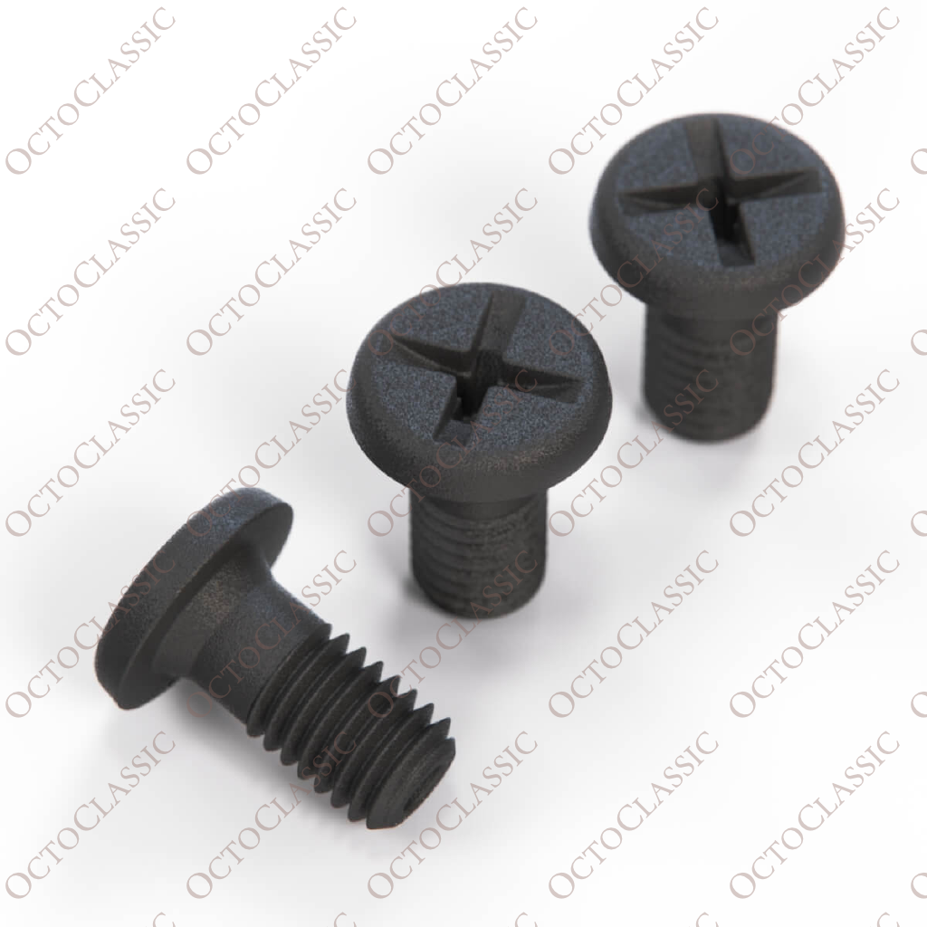 Mercedes W140 / W201 Cosworth Spark Plug Cover Mounting Screw Set Of 3 Black A1021590171