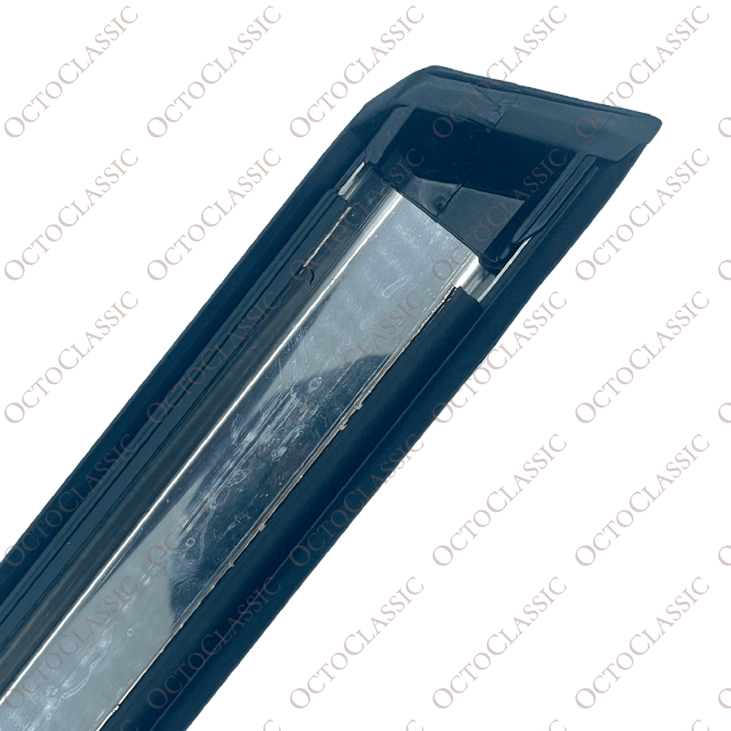 BMW E30 Front Door Trim Moulding Black with Chrome Trim Left Or Right 51131952893 / 51131904770 BMW E30 Front Door Trim Moulding Black with Chrome Trim Left Or Right 51131952893 / 51131904770