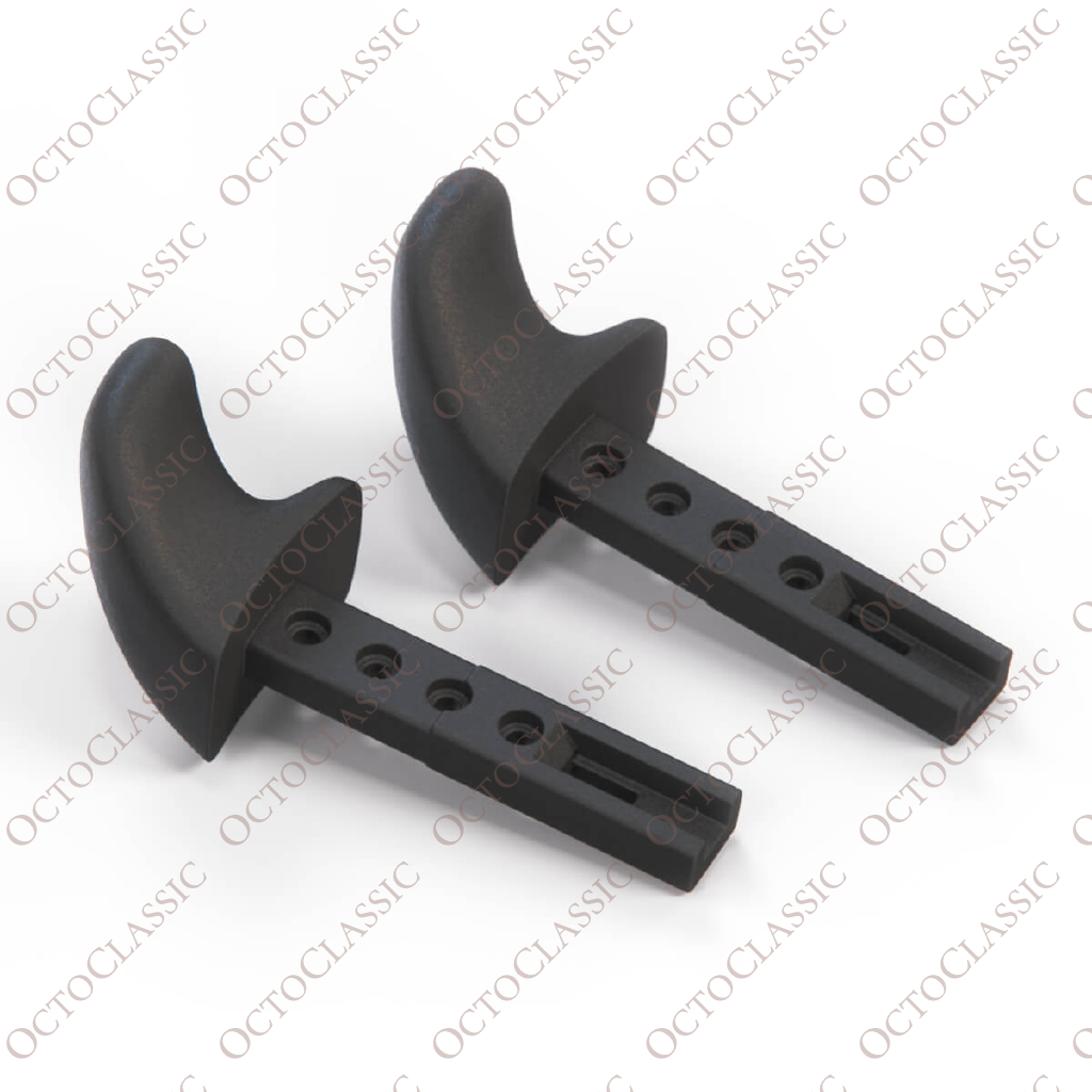 BMW E36 Front Seat Back Release Levers Set Of 2 Black 52108146485 52108146486