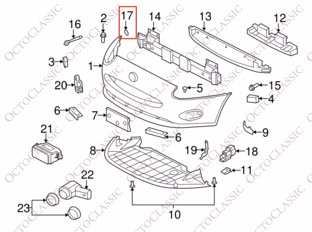 Jaguar XK Paraurti Anteriore Tappo Occhiello di Traino C2P2525XXX